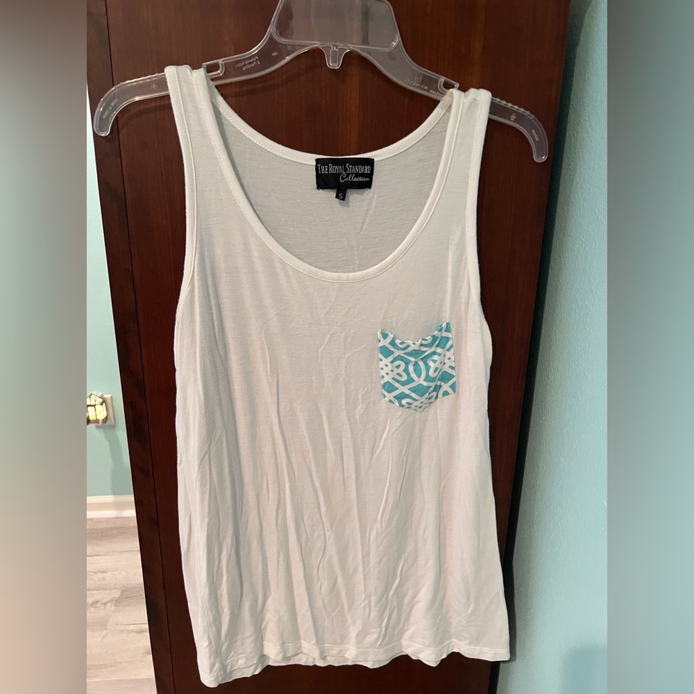 The Royal Standard Collection Front Pocket Tank Top